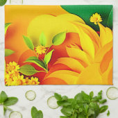 Lebendige Schichtnatur Geschirrtuch (Gefaltet)