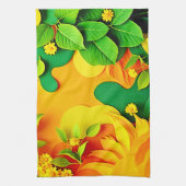 Lebendige Schichtnatur Geschirrtuch (Vertikal)