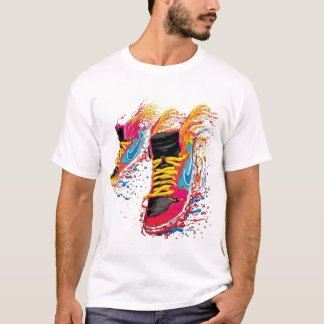 Lebendige Sneaker T-Shirt