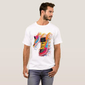 Lebendige Sneaker T-Shirt (Vorne ganz)