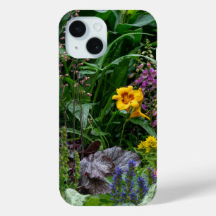 Lebendige Sommergarten-Blumenmuster-Hintergrund Case-Mate iPhone Hülle