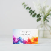 Lebendige Sparks Energy Electrical and Engineer Visitenkarte (Stehend Vorderseite)