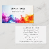 Lebendige Sparks Energy Electrical and Engineer Visitenkarte (Vorne/Hinten)