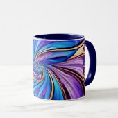 lebendige Spiraltasse Tasse (VorderseiteRechts)