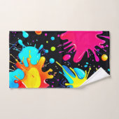 Lebendige Spritzkunst-Explosion Badhandtuch Set (Handtuch)