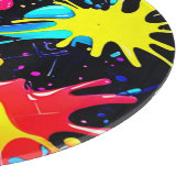 Lebendige Spritzkunst-Explosion Schneidebrett (Ecke)