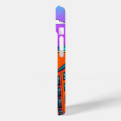 Lebendige Stadtsilhouette Sunset Pop Art iPhone 15 Case-Mate iPhone Hülle (Rückseite / Links)