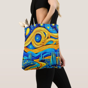 Lebendige Sternenkunst Tasche