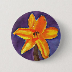 Lebendige Tageslilie Button