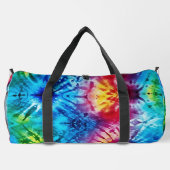 Lebendige Tie Dye Burst Weekender-Tasche Duffle Bag (Rückseite)