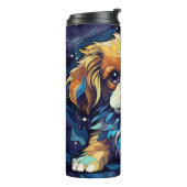 Lebendige Tiere, Hund Thermosbecher (Nach links gedreht)