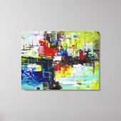 "Lebendige Träume", Abstrakte Kunst Leinwanddruck (Vorderseite)