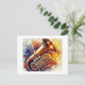 Lebendige Tuba, Postkarte (Stehend Vorderseite)