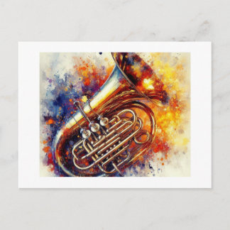 Lebendige Tuba, Postkarte