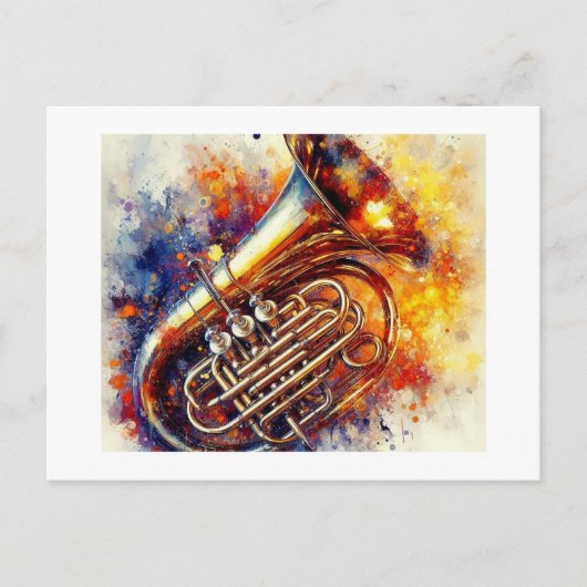 Lebendige Tuba, Postkarte (Vorderseite)