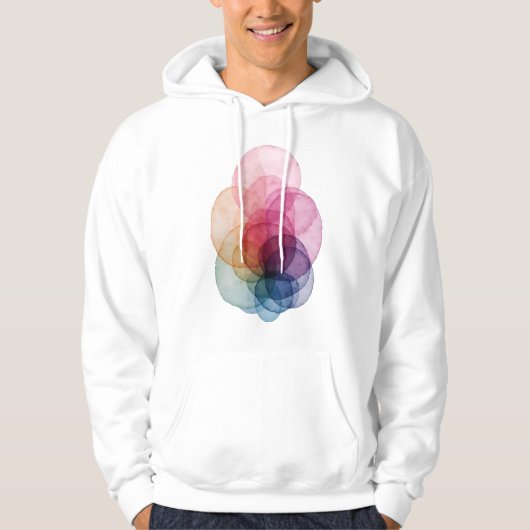 Lebendige Überlappung V01 Hoodie (Vorderseite)