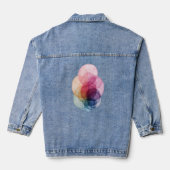 Lebendige Überlappung V01 Jeansjacke (Rückseite)