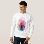Lebendige Überlappung V01 Sweatshirt (Vorne ganz)