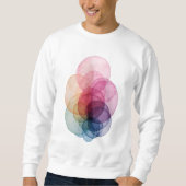 Lebendige Überlappung V01 Sweatshirt (Vorderseite)