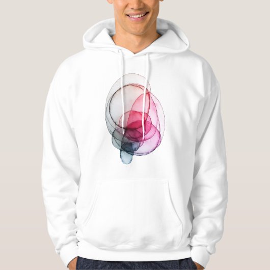 Lebendige Überlappung V02 Hoodie (Vorderseite)