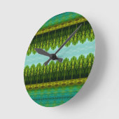 Lebendige Uhr mit Zitronengrün (Winkel)