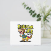 Lebendige und skurrile Vektorgrafik eines Kindes Postkarte (Stehend Vorderseite)