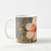 Lebendige Vintage-Blumenarrangement Kaffeetasse (Links)