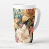 Lebendige Vintage-Blumenarrangement Milchtasse (Rechte Ecke)
