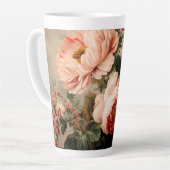 Lebendige Vintage-Blumenarrangement Milchtasse (Linke Ecke)