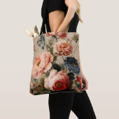 Lebendige Vintage-Blumenarrangement Tasche (Von Nahem)