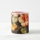 Lebendige Vintage-Blumenarrangement Tasse (Zentrum)
