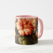 Lebendige Vintage-Blumenarrangement Tasse (VorderseiteRechts)