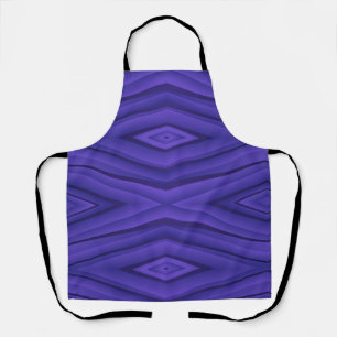 Lebendige violette Schürze mit geometrischem Muste
