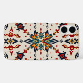 Lebendige Volkskunst-Medaillon-Handyhülle Case-Mate iPhone Hülle (Rückseite (Horizontal))
