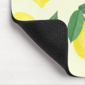 Lebendige Wasserfarbe-Limonen Handgezeichnet Gelb Mousepad (Ecke)