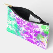 Lebendige Wasserfarbe-Spritzer-Make-up-Tasche | Ab Zubehörtasche (Offen)