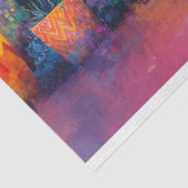 Lebendige Wasserfarbenkaktus und Blume Dekoupage Seidenpapier (Ausschnitt)