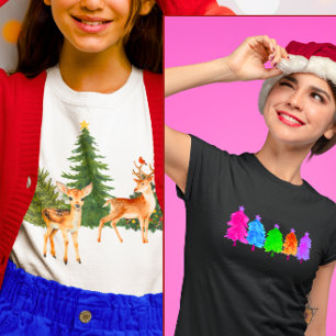 Lebendige Weihnachtsbäume T-Shirt