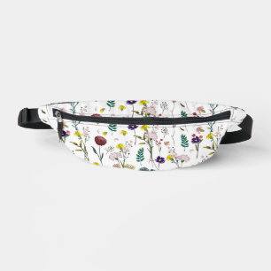 Lebendige Wildblume Bauchtasche