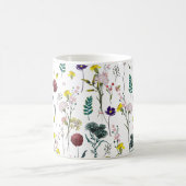 Lebendige Wildblume  Kaffeetasse (Mittel)