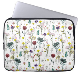 Lebendige Wildblume Laptopschutzhülle