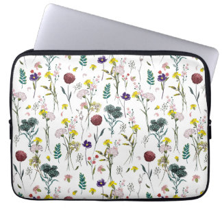 Lebendige Wildblume Laptopschutzhülle