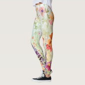 Lebendige Wildblume Leggings (Links)