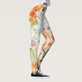 Lebendige Wildblume Leggings (Rechts)