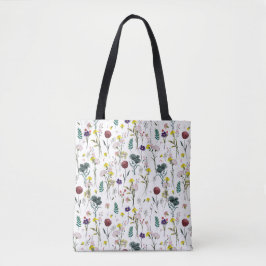 Lebendige Wildblume Tasche