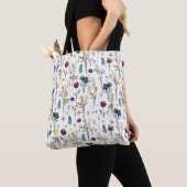 Lebendige Wildblume Tasche (Von Nahem)