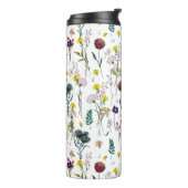 Lebendige Wildblume Thermosbecher (Nach links gedreht)