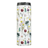 Lebendige Wildblume Thermosbecher (Rückseite)