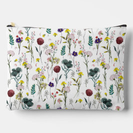 Lebendige Wildblume  Zubehörtasche
