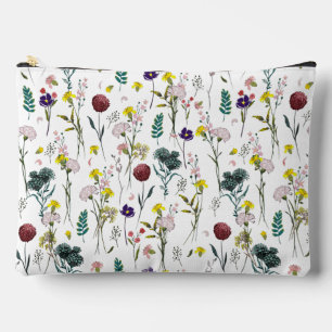 Lebendige Wildblume  Zubehörtasche